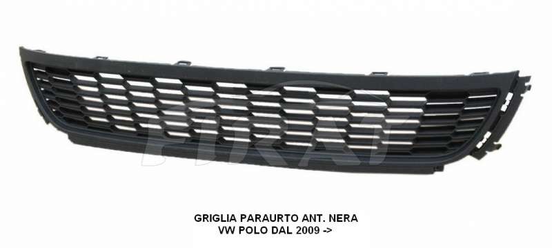 GRIGLIA PARAURTO VW POLO 09 -> ANT.NERA